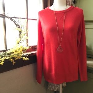 Gorgeous sweater in rich orange size large